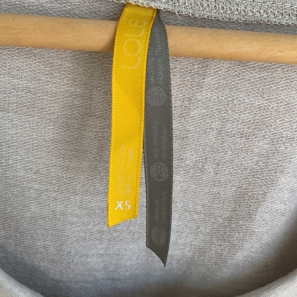 Lole Athletic Lounge Comfy Oversized Tan Long Sleeve Shirt sz XS - Picture 4 of 8